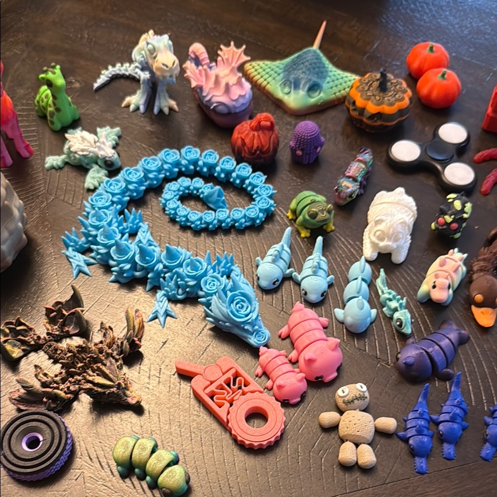 3D printed Fidgets